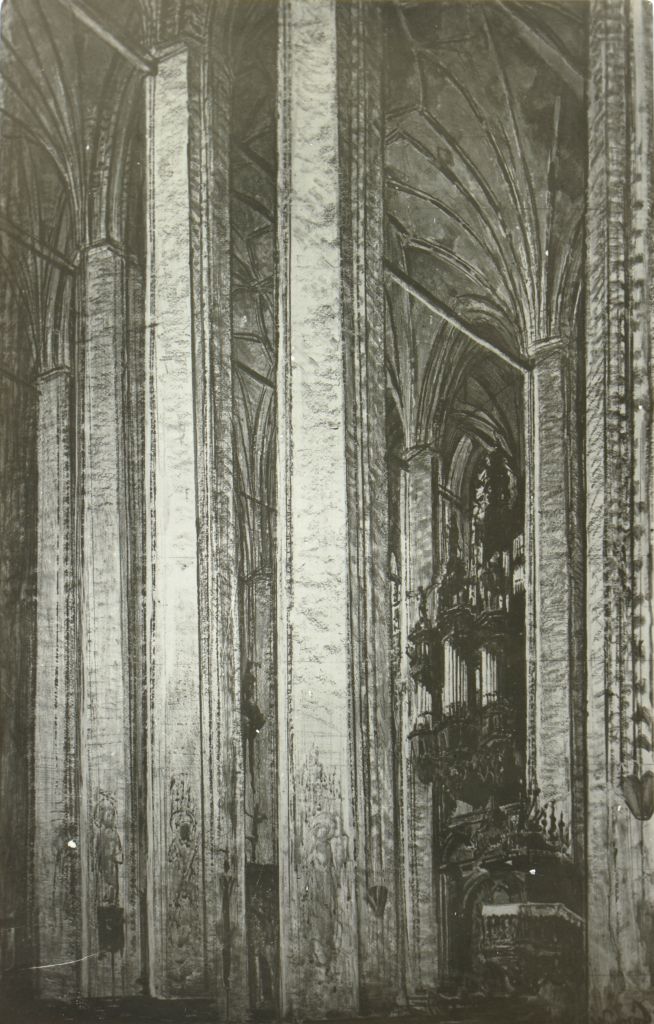 wizerunek dla obiektu: Toruń - wnętrze kościoła P.Marii - z teki 